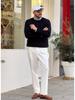 RL Ralph Lauren Pony Logo Crew Neck Knit Sweater - Men's & Women's Warm Autumn/Winter Cable Knit Pullover
