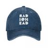 Módní hudební kapela Radiohead Baseballové čepice Unisex Opotřebované Prané Pokrývky hlavy Hip Hop Street Rock Venkovní Cvičení Čepice Klobouk