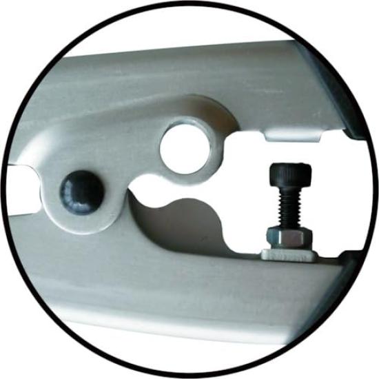 TRUSCO Mini Nipper Aluminum Handle Type Lightweight with Safety Hole GWN-200-AL-A