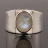 Rainbow Moonstone Gemstone Solid 925 Sterling Silver Ring Women Ring Wedding Gift, Christmas Gift, Moonstone Jewelry