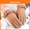 Luxurious Winter Warm Thick Soft Cashmere Touch Screen Gloves For Stylish Women Ladies