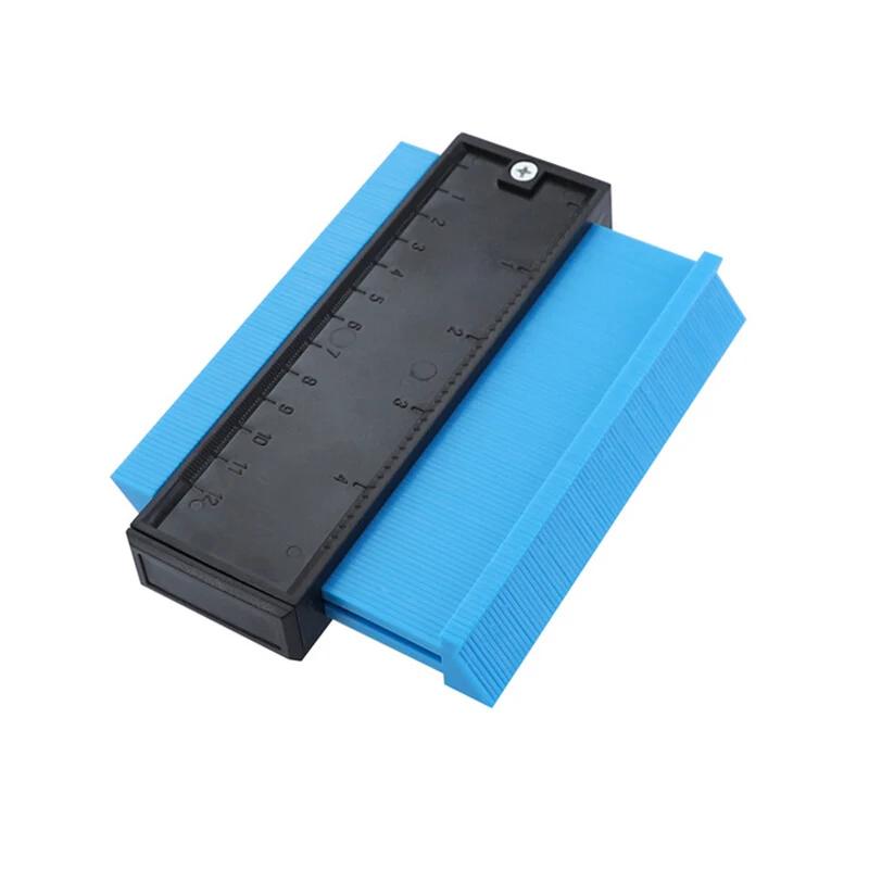 Contour Gauge Duplicator Ceramic Tile Carpet Cutting Template Profile Measuring Angle Ruler Shape Plastic Copy Woodworking Tools