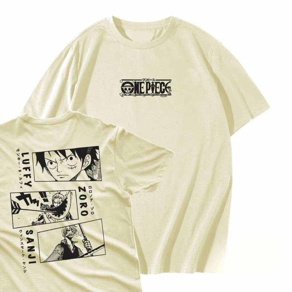 2026 New Hotselling Anime One Piece Tshirt for Casual Sports and Fitness Loose Fit Large Size Short Sleeve Mens Style