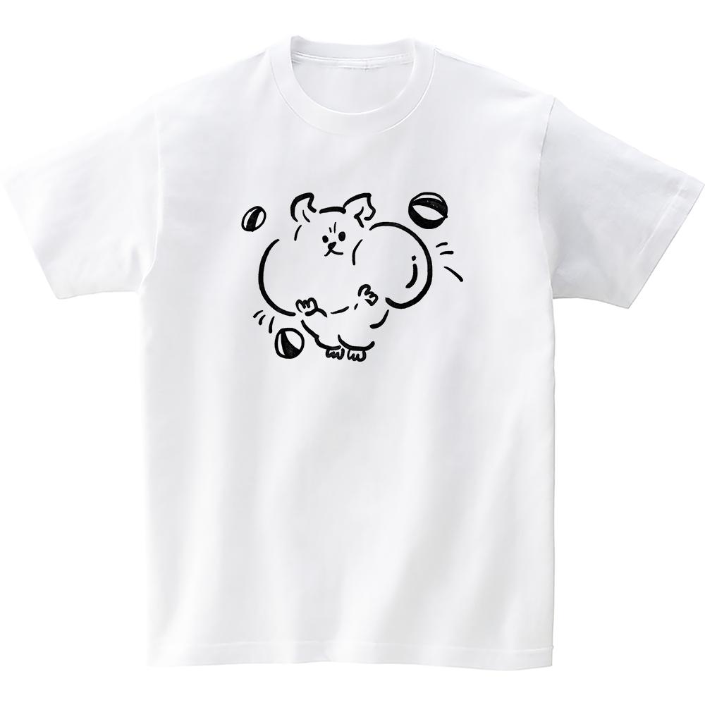 AWESOMEUS (24Ss) Cute Hamster 2Color T_Shirts