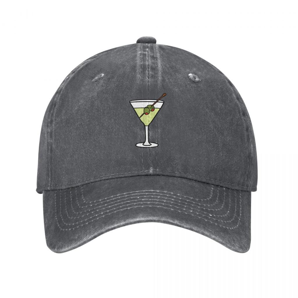 Cool Martini Cocktail Baseball Cap Hat Beach Luxury Hat Beach Bag fishing caps Unisex Womens Beach Outlet Unisexs