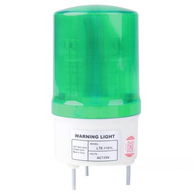 Green LED Rotating 200V Mounting Bracket Security Rotating for Factories and Sites No Warning Light, Compatible, Silent, Included, Light, Beacon,