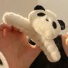 Plyšová panda Tvar vlasů Dráp Silné sevření Zadní Hlava Spona do vlasů Kreslená žraločí dívka Vlasy Dráp Vlasy Doplňky