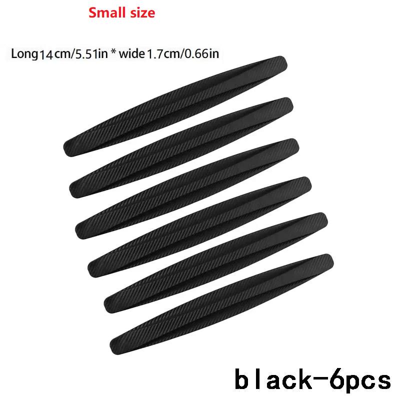 6/4Pcs Anti-collision Car Bumper Protector Large/Small size Strip Guard Corner Protection Strips Scratch Crash Blade Auto Tools