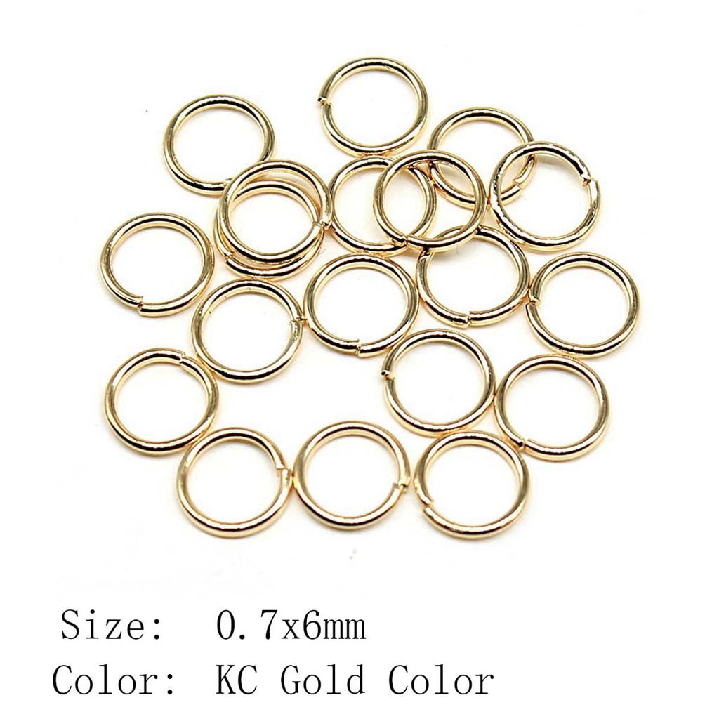 Father's Day Jewelry Materials Split Rings 5 Colors 9 Sizes Accessories Parts Women's Clothing Accessories For Women