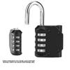 4 Dial Digit Combination Suitcase Luggage Code Password Lock Padlock