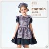 Halloween costume pumpkin witch costume horror doll maid costume dark goth vampire dress girl