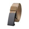 Alloy Automatic Buckle Nylon Belt – Thickened Men’s Toothless  Belt, Smooth Adjustable Waist Belt, Casual and Versatile Outdoor Belt