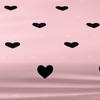 1 Piece Of Heart Inspired Rhinoceros Powder Pattern Frosted Bedsheet, Bedroom Printed Bedspread, Bedding (Excluding Pillowcases)