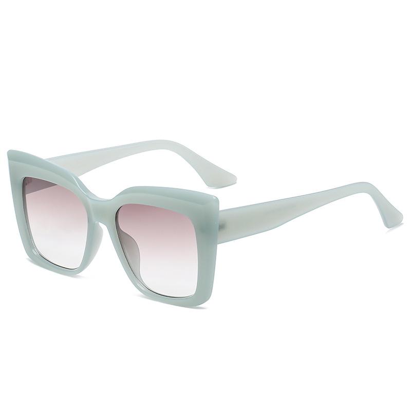Square Oversized Cat Eye Sunglasses  Fashion Women Shades Trending Men Gradient Sun Glasses Shades Uv400 Glasses Goggles