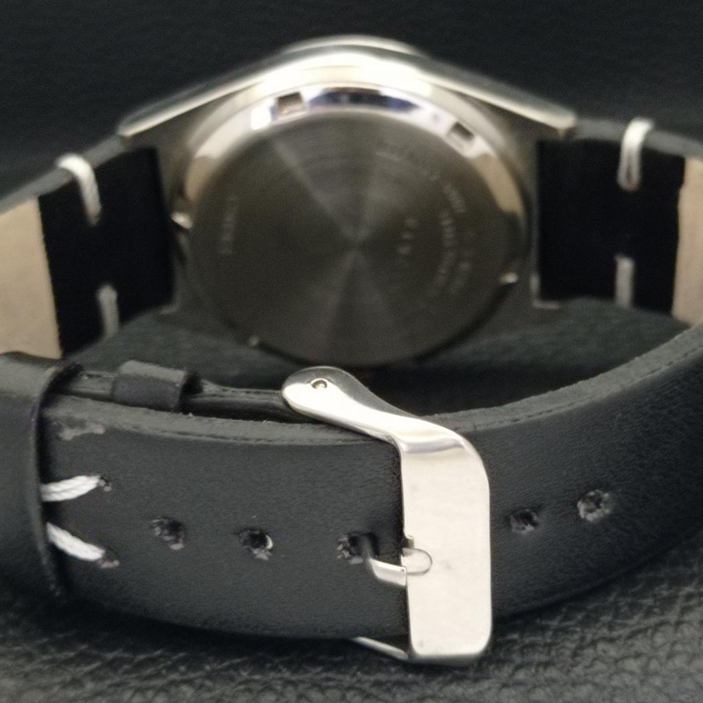 USED VINTAGE SEIKO 5 AUTOMATIC 7025A JAPAN MENS BLACK COLOR DIAL WATCH A434210-2 R120-a434210