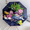 1 PC Automatic Folding Umbrella - Adventure Time Pattern Portable Foldable Design With 8 Ribs Christmas Birthday Gifts