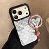 Gilt blue plaid love apple 17promax mobile phone case iphone16 Korea 12 for 15 magnetic bracket 14