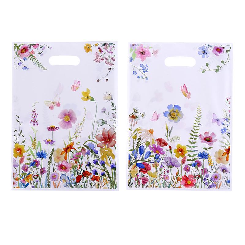 

10 шт. Сумочки для конфет, пакеты для упаковки подарков на весеннюю вечеринку по случаю дня рождения с полевыми цветами, 1-й день рождения, бэби-шауэр, принадлежности для вечеринки для девочки 10PCS