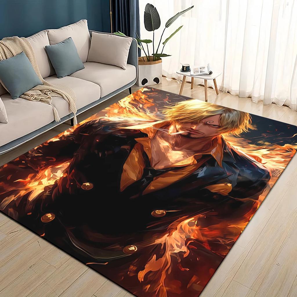 Cartoon 3D One Piece-e Japan Anime Carpet Rug for Living Room Bedroom Home Sofa Decoration,Kids Play Non-slip Floor Mat