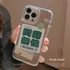 Cute Cartoon Series Makeup Mirrors Phone Case For iPhone  17 17E 16E 16 15 14 13 Pro Max 12 11 Dustproof Protective Cover Fundas