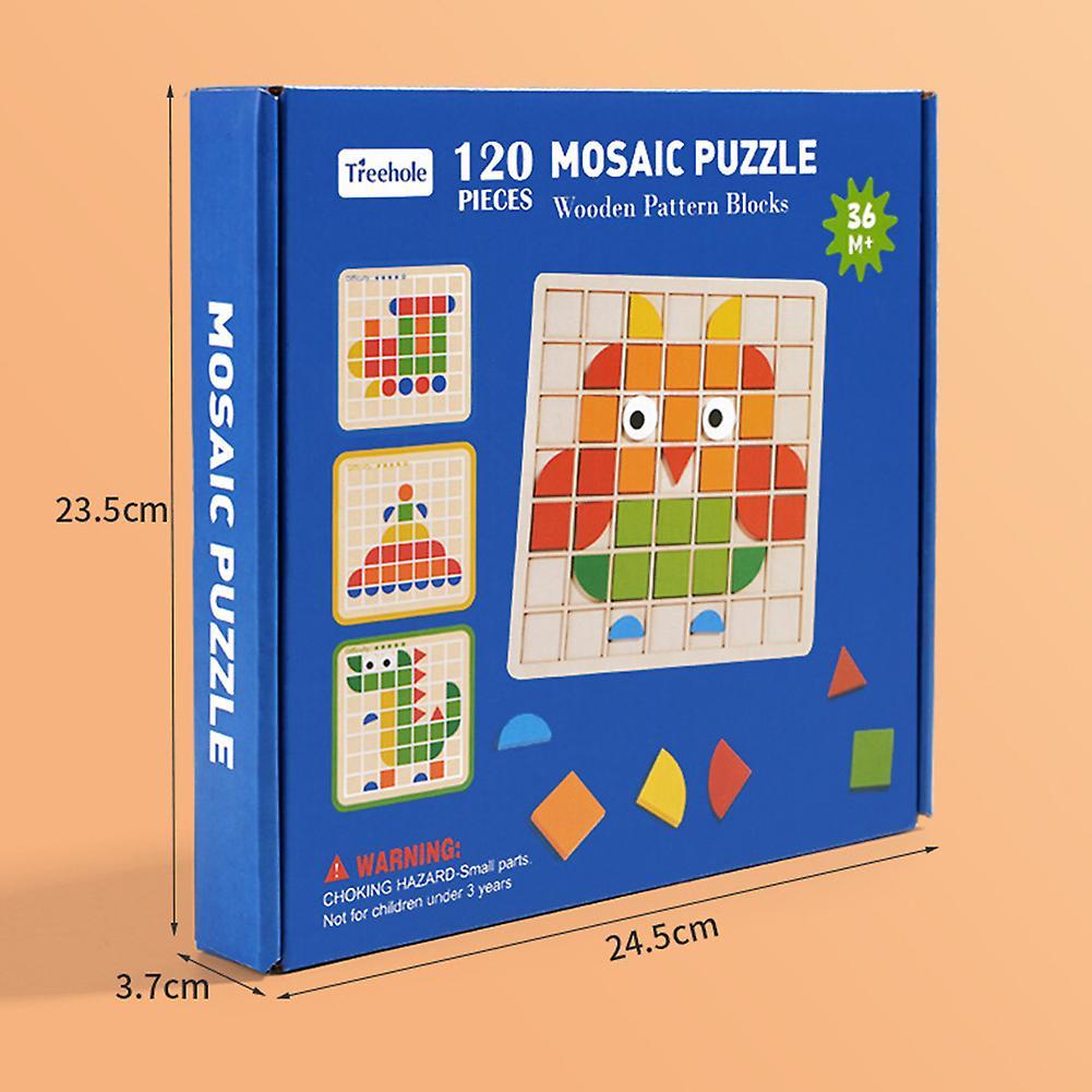 Children's 3D Wooden Block Puzzle Parent-Child Interactive Jigsaw Toy Gift for Children's Day