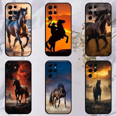 Horse Ultra-Thin TPU Phone Case for iPhone 6-16ProMax/SamsungS7-S24Ultra/Redmi13TPro - Shockproof,Scratch-Resistant,RaisedCameraSafe Cover