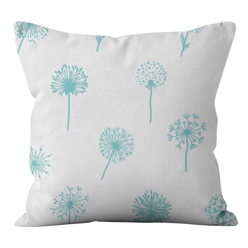 New American Patterned Geometric Linen Pillowcase Home Sofa Pillowcase