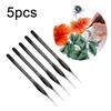 5Pcs 00000 Precision Fine Tip Paint Brush Set For Acrylic Models Mini Miniature Detail Nylon Hair Thin Extra Fine Paintbrushes