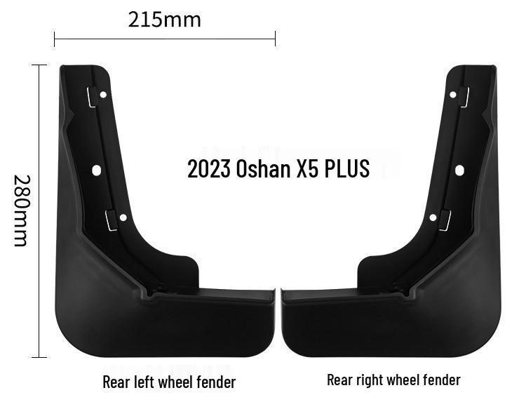 Leather Mud Flaps for Changan Oshan X5 Plus (2023-2025)