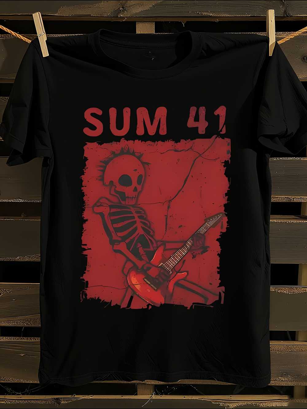 

Футболка с графикой Череп и SUM 41 XXXL