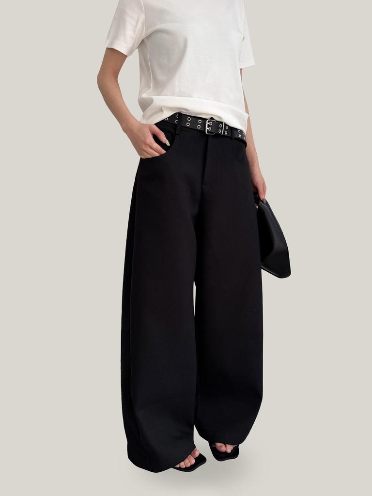Yuyi 2026 Spring High-End Women's Wide-Leg Suit Pants - Elegant, Loose, and Western Style
