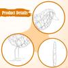Bird Statue for Home Decor Gift Metal Figurine Animal Sculpture Table Centerpieces Cabinet