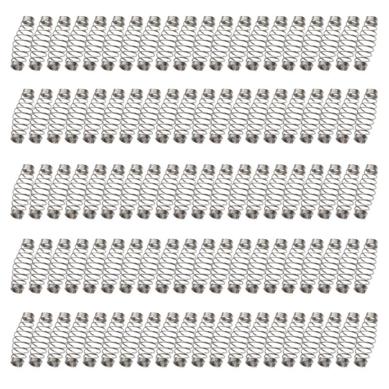 100Pcs/lot Spring Fishing Hook Barbed Swivels Hook Single Circle Fishhooks Fly Fishing Accessories Tackle