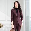 Taluoman Women's Elegant Slim-Fit Suit Set