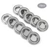 10PCs Spindle Bearings 6903Z Mechanical Parts Lathe Accessory Deep Groove BearingSteel Flat