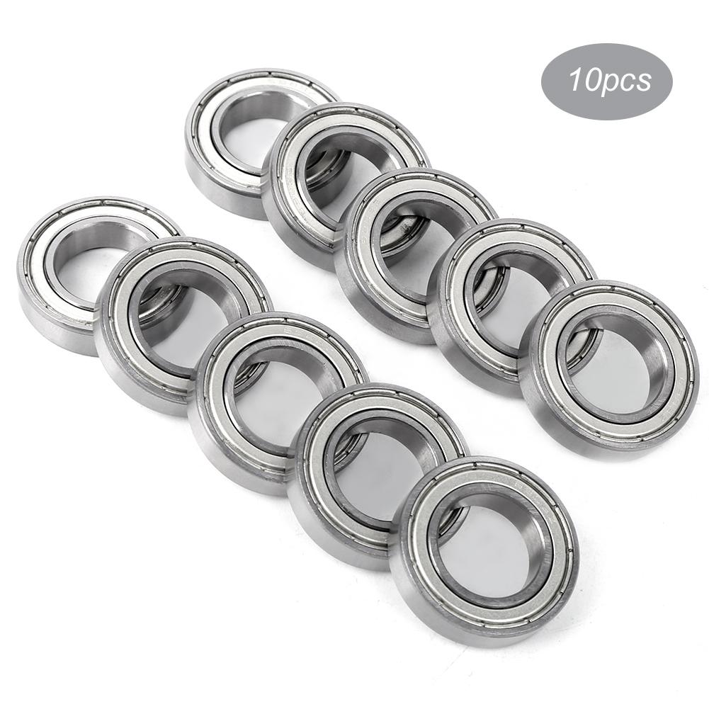 10PCs Spindle Bearings 6903Z Mechanical Parts Lathe Accessory Deep Groove BearingSteel Flat