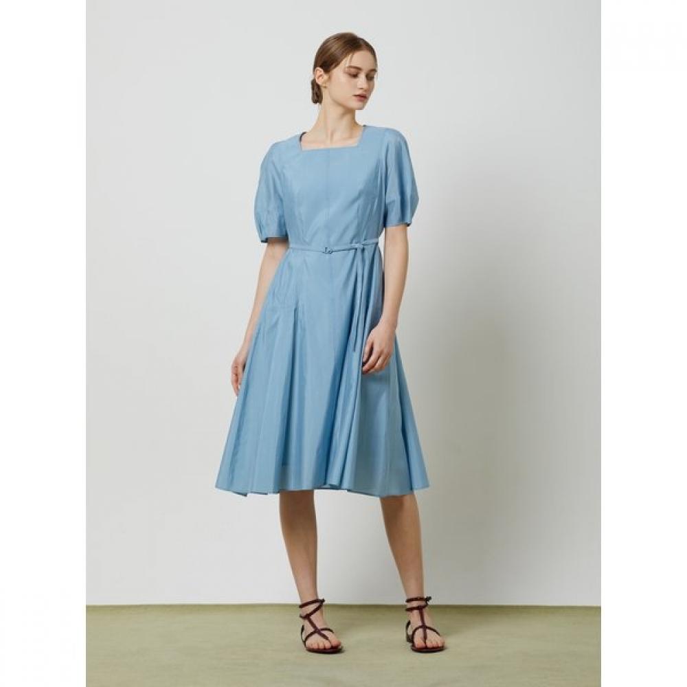 

Cc Collect. Volume Sleeve Square Neck Dress C252mse138 BL (blue)/55