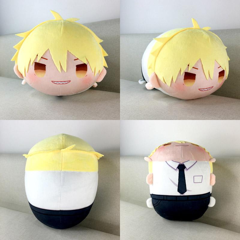 Chainsaw Man Product Makishima Shinji Power Angel Hayakawa Keychain Anime Peripheral Plush Doll Cushion Pillow Cute Pillow