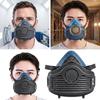 Replaceable Filter Dust Respirator Reusable Design Half Mask Cleanable Respirator  Grinding Work