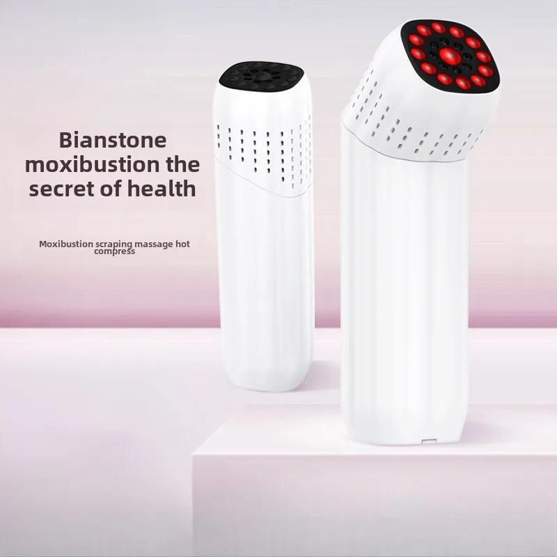 Multi Functional Household Portable Warm Moxibustion Equipment Handheld Scraping Massage Beauty Device Stone Moxibustion Sticks