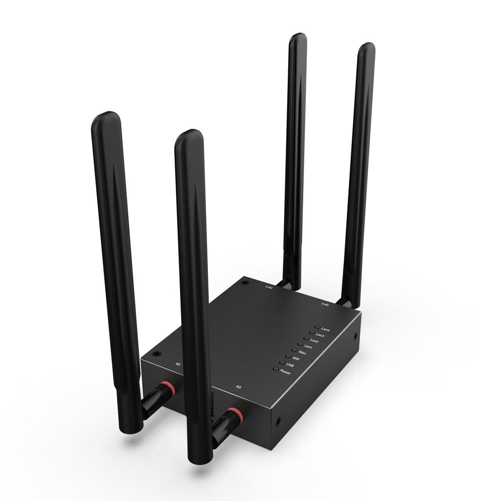 Europe Hot Selling Huastlink HC540 4G Cellular Router Openwrt WI-FI 802.11b 4G LTE Modem Sim Card Slot 300mbps Max LAN Data VPN