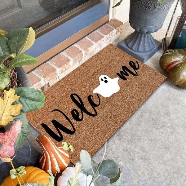 Halloween Home Decoration Atmosphere Mat Entrance Door Mat Kitchen Clown Floor Mat Entrance Mat