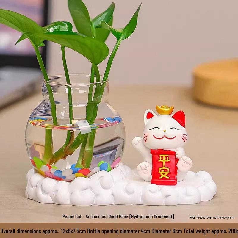 

Cute Cat Figurine: Creative Home & Office Ornament, Ideal for Housewarming Gift