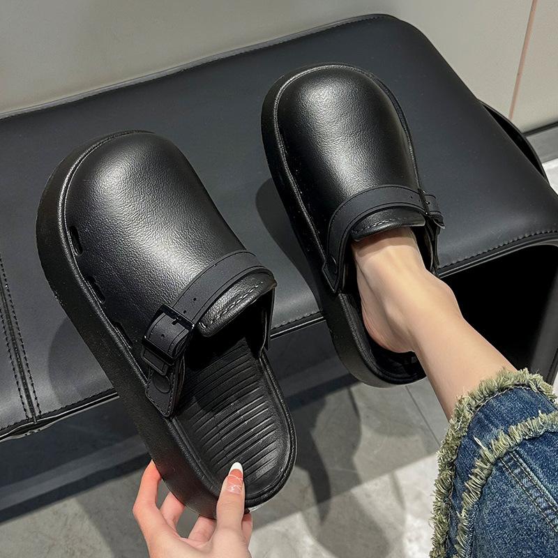 

Fashion Smile Men s And Women s Slippers Soft Closed-toe Non-slip Slippers Summer Fashion EVA Slippers Outdoor Breathable Beach Slippers 36-37