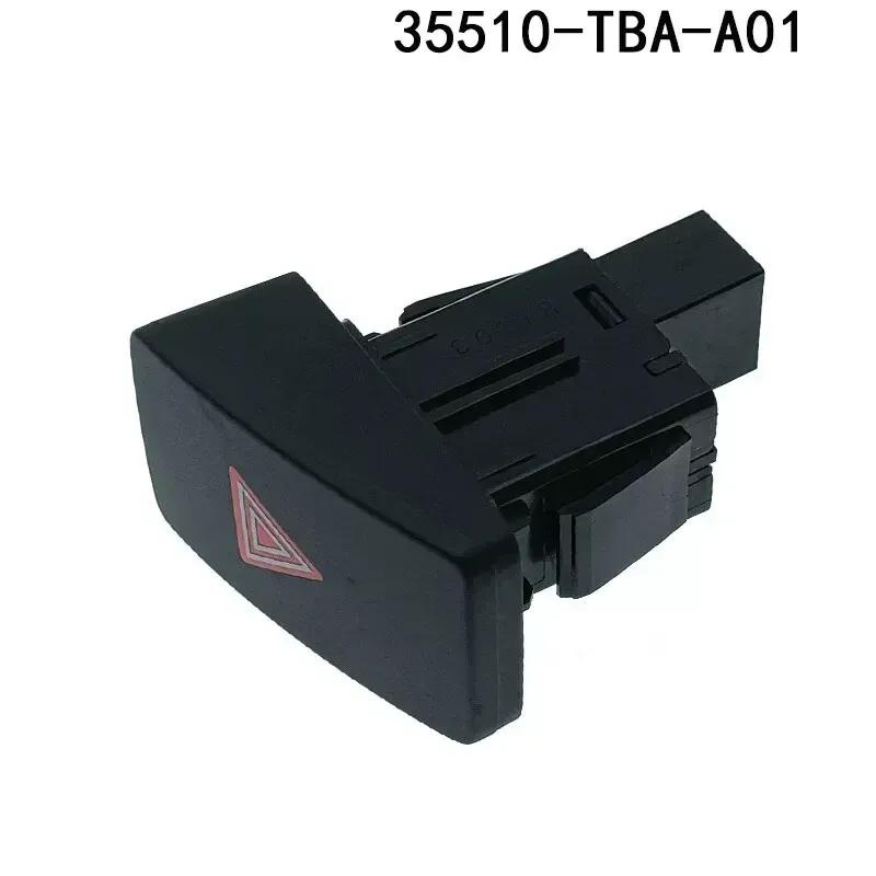 35510-TBA-A01 For Honda Civic 2016- Car Center Console Emergency Light Flasher Switch Warning Button Accessories Black