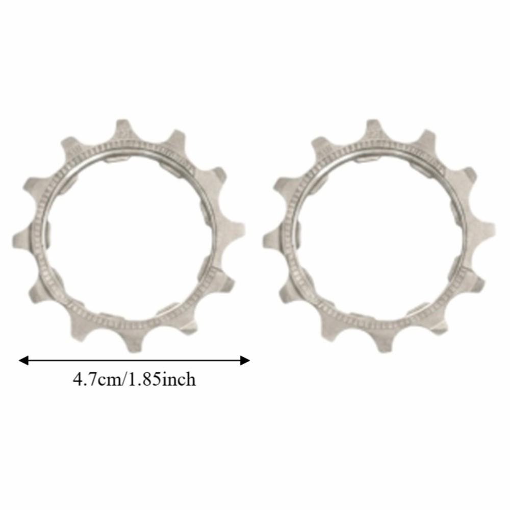 2PCS 8/9/10/11 Speed Bike Freewheel Steel Freewheel Pinion Durable Fixed Gear Cog  Bicycle Repair