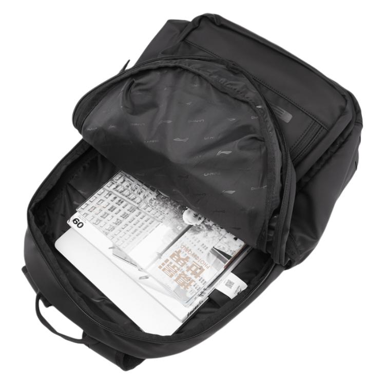 New LiNing Polyester Backpack Unisex Black ABSV187-1