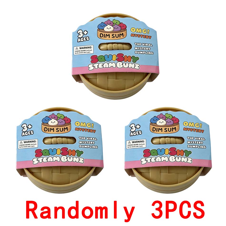 Mini Glitter Dumpling Glitter Dumpling Squishy With Box Dumplings Sensory Squeeze Toy For Stress Relief
