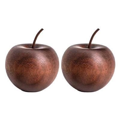 Handcrafted Apples Shape Wooden Room Freshener Elegant Scent Organic Air Freshener Home Office Decoration