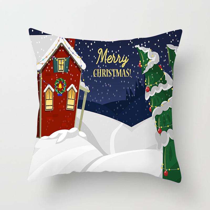 New Santa Claus Snowman Pillow Case Festive Home Decoration Pillow Cushion Case